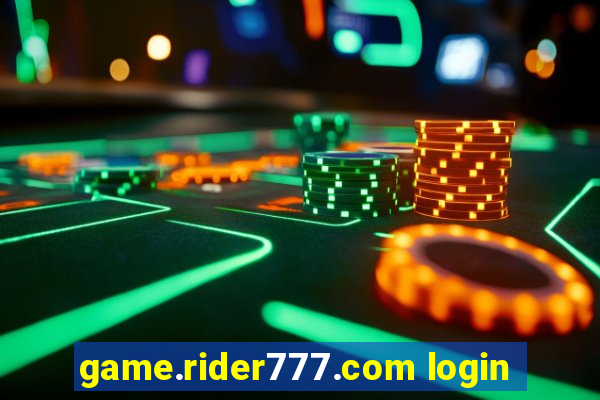 game.rider777.com login